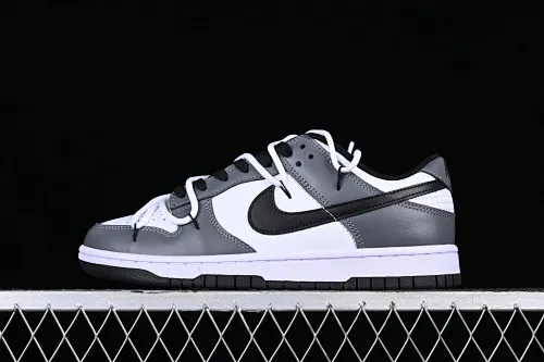 All Categories Nk SB Dunk Series Nk SB Dunk Low Low-top sneakers Nk SB Dunk Low Strap white and gray SB low-top sports and leisure sneakers DD1503-101